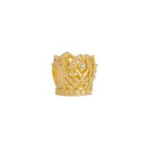 Pingente Berloque Folheado A Ouro 18K Coroa Pingente Berloque Folheado A Ouro 18K Coroa