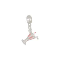 Pingente Berloque Folheado A Ródio Milk Shake