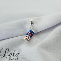 Pingente berloque prata 925 lata de red bull Pingente berloque prata 925 lata de red bull