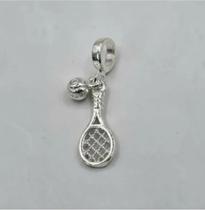 Pingente Berloque Raquete + Bola 15mm Pingente Berloque Raquete + Bola 15mm