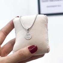 Pingente berloque seja forte e corajosa prata 925