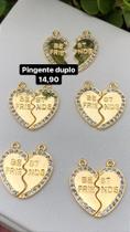 Pingente Best Friend Ouro 18k - Par de Bijuterias Finas Pingente Best Friend Ouro 18k - Par de Bijuterias Finas