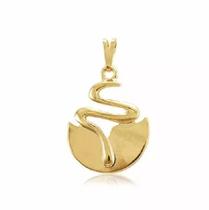 Pingente Biologia Biólogo Plantas Folheado Ouro 18k