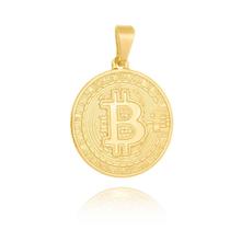 Pingente Bitcoin Especial Pequeno - 2,0 X 2,0 Cm - Banhado