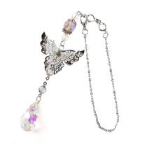 Pingente Borboleta de Cristal LuneClat 20 cm para Pendurar