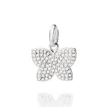 Pingente borboleta de prata 925 BRANCO 840169 Rommanel Pingente borboleta de prata 925 BRANCO 840169 Rommanel