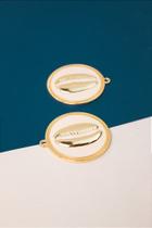 Pingente Buzios Resinado Ouro - 01 Unidade