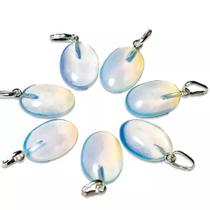 Pingente Cabochão Oval de Pedra da Lua 20mm com Pino em Prata 950 - Atacado Pingente Cabochão Oval de Pedra da Lua 20mm com Pino em Prata 950 - Atacado