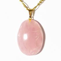 Pingente Cabochão Oval Signo Touro Quartzo Rosa Dourado - Pacote com 5 Unidades Pingente Cabochão Oval Signo Touro Quartzo Rosa Dourado - Pacote com 5 Unidades