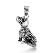 Pingente Cachorro Articulado Prata de Bali 925 Pingente Cachorro Articulado Prata de Bali 925