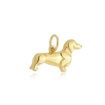 Pingente Cachorro Basset Ouro Amarelo 18kl Pingente Cachorro Basset Ouro Amarelo 18kl