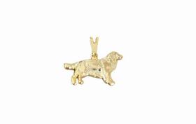 Pingente Cachorro Folheado Ouro 18k