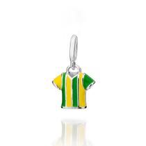 Pingente Camiseta Do Brasil Com Prata 925 Rommanel 840333 Cor:Prata Pingente Camiseta Do Brasil Com Prata 925 Rommanel 840333 Cor:Prata
