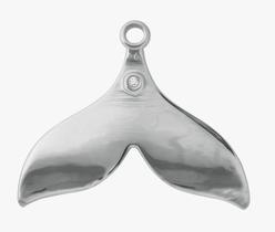 Pingente cauda de sereia grande banhado a rhodium Pingente cauda de sereia grande banhado a rhodium