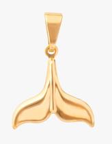 Pingente cauda de sereia pequeno banhado a ouro 18k Pingente cauda de sereia pequeno banhado a ouro 18k