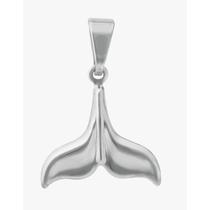 Pingente cauda de sereia pequeno banhado a rhodium Pingente cauda de sereia pequeno banhado a rhodium