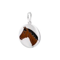 Pingente Cavalo Coleção Estimação em Prata 925 Marrom Pingente Cavalo Coleção Estimação em Prata 925 Marrom