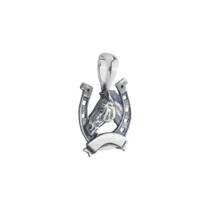 Pingente Cavalo Com Ferradura Para Gravar O Nome Prata 925kl Pingente Cavalo Com Ferradura Para Gravar O Nome Prata 925kl