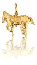 PINGENTE CAVALO EM OURO 18K (cod5y)