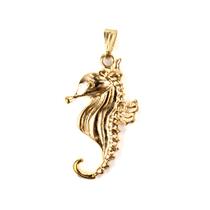 Pingente Cavalo Marinho 3,6 cm em Metal Dourado Pingente Cavalo Marinho 3,6 cm em Metal Dourado
