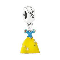 Pingente Charm Castelo Rosa Princesa Disney Em Prata Esterlina 925 Para Joias De Pulseira DIY