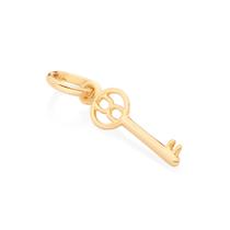 Pingente chave cromossomo folheado a ouro 542703 Rommanel