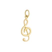 Pingente Clave De Sol Ouro Amarelo 18kl