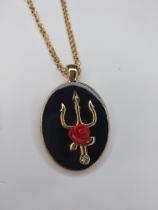 Pingente + Colar Tridente 1