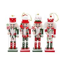 Pingente Colorido De Soldado Quebra-Nozes Para Pendurar Na Árvore De Natal, Decoração De Natal Para Pingente Colorido De Soldado Quebra-Nozes Para Pendurar Na Árvore De Natal, Decoração De Natal Para