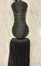 Pingente com Strass - Preto