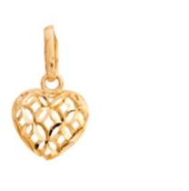 Pingente coração amarelo ouro18k 750 Pingente coração amarelo ouro18k 750