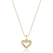Pingente Coração Amor Pequeno Em Ouro 10k P81