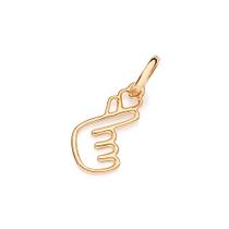 Pingente coração dorama vazado banhado 542950 Rommanel