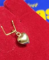 Pingente Coração Fechado Ouro 18 Kilates Peso 1.10 Grama 10 mm