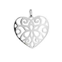 Pingente Coração Mandala Coleção Romântico em Prata 925