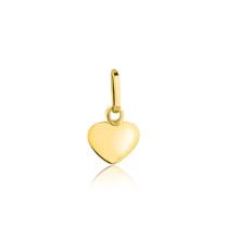 Pingente Coração Mini Em Ouro 18k Berloque 5mm