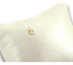 Pingente Coração Mini Vazado Ouro 18k 750 Delicado Feminino Legítimo