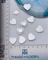 Pingente Coração Pérola Shell - 01 Unidade