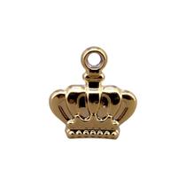 Pingente Coroa Dourada - 50 Unidades