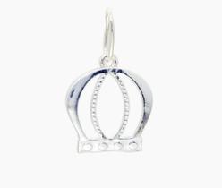 Pingente coroa vazado