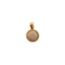 Pingente Cravejado com Zircônias Banhado a Ouro 18K - Semijoia Pingente Cravejado com Zircônias Banhado a Ouro 18K - Semijoia