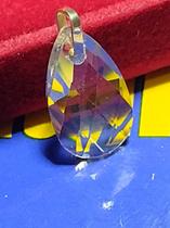 Pingente Cristal Murano Futa Cor Ouro 18 Kilates Peso 1.00 Grama 15 mm Pingente Cristal Murano Futa Cor Ouro 18 Kilates Peso 1.00 Grama 15 mm