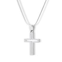 Pingente Crucifixo Aço inox pequeno