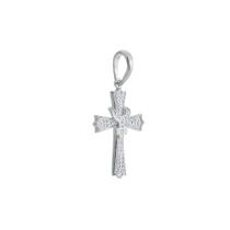 Pingente Crucifixo Com Imitação De Pedra Prata 925 Kl