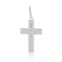 Pingente Crucifixo Cravejado Prata 925 Maciça Unissex Religioso Pingente Crucifixo Cravejado Prata 925 Maciça Unissex Religioso