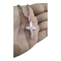 Pingente Crucifixo de Prata 925 Pingente Crucifixo de Prata 925