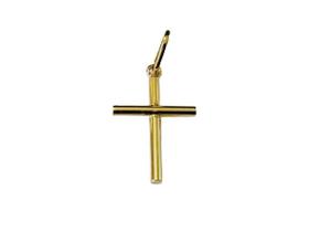 Pingente Crucifixo Palito Ouro 18k Ishizaki - 0.73