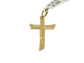 Pingente Crucifixo Pedras de Zircônia Ouro 18k Roishi - 2.55
