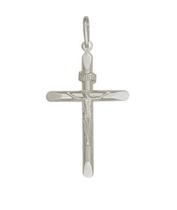 Pingente Crucifixo Prata Maciça Italiana 925 Pingente Crucifixo Prata Maciça Italiana 925