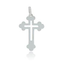 Pingente Crucifixo Vazado - Prata 925 Maciça - Unissex Pingente Crucifixo Vazado - Prata 925 Maciça - Unissex